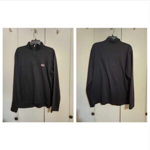 L Timberland Mountain Athletics Black 1/4 Zip Long Sleeve Athletic Pullover